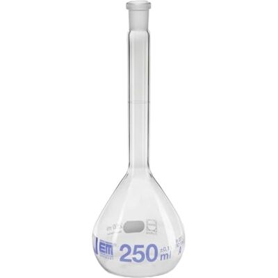 Hirschmann Duran Matraccio graduato con tappo in poliestere, classe A, blu graduato, NS 29/32, capacità 1000 ml, tolleranza 0,6 ml, altezza 300 mm Hirschmann Duran Matraccio graduato con tappo in poliestere, classe A, blu graduato, NS 29/32, capacità 1000 ml, tolleranza 0,6 ml, altezza 300 mm