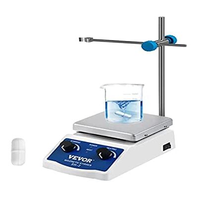 VEVOR Agitatore Magnetico SH-2 Agitatore Magnetico da Laboratorio Piastra Riscaldante 2000 ml Capacità di Miscelazione con Piastra Riscaldante Miscelatore Riscaldante Display Digitale VEVOR Agitatore Magnetico SH-2 Agitatore Magnetico da Laboratorio Piastra Riscaldante 2000 ml Capacità di Miscelazione con Piastra Riscaldante Miscelatore Riscaldante Display Digitale