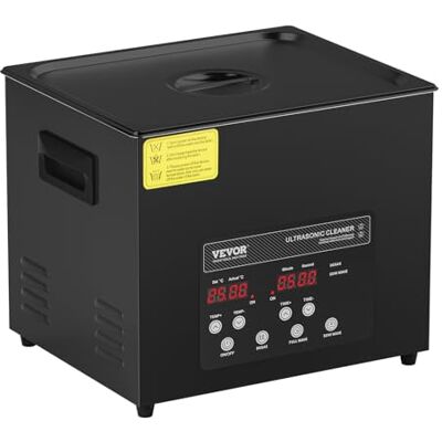 VEVOR Pulitore Digitale ad Ultrasuoni da 10 L 240 W, con Modalità Delicata e Degasaggio Migliorato, Pulitore ad Ultrasuoni Industriale 40 kHz con Riscaldatore Timer per Contenitori, Gioielli VEVOR Pulitore Digitale ad Ultrasuoni da 10 L 240 W, con Modalità Delicata e Degasaggio Migliorato, Pulitore ad Ultrasuoni Industriale 40 kHz con Riscaldatore Timer per Contenitori, Gioielli