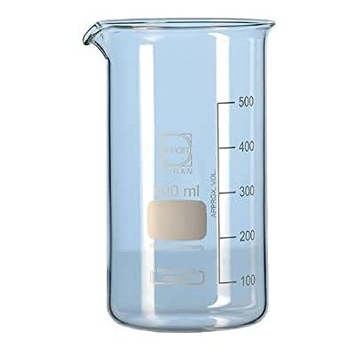 DURAN 2111641 Glass Beaker Tall Form, 400 mL (Pack of 10) DURAN 2111641 Glass Beaker Tall Form, 400 mL (Pack of 10)