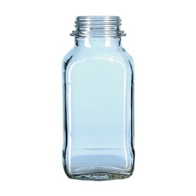 DURAN vite bottiglia di soda del Calcare di vetro, quadri, weith alsig con filettatura, Capacità 100 ML, in vetro trasparente (confezione da 10 pezzi) DURAN vite bottiglia di soda del Calcare di vetro, quadri, weith alsig con filettatura, Capacità 100 ML, in vetro trasparente (confezione da 10 pezzi)