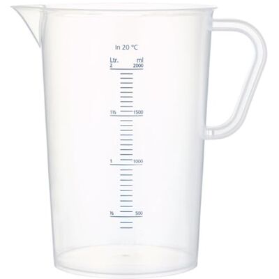 Vitlab neoLab 1624 Caraffa graduata per la misurazione, in polipropilene, da 2000 ml Vitlab neoLab 1624 Caraffa graduata per la misurazione, in polipropilene, da 2000 ml