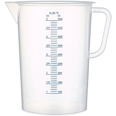 Vitlab Neolab caraffa graduata in polipropilene, 5000 ml Vitlab Neolab caraffa graduata in polipropilene, 5000 ml