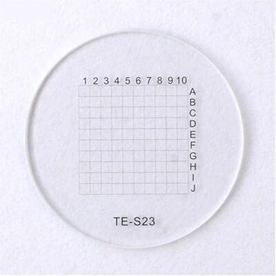 Generic Numero Lettera Scheda di partizione netta Griglia vetro ottico Scala valore cellulare Reticolo netto Microscopio Oculare Micrometro(1PC Diameter 26mm) Generic Numero Lettera Scheda di partizione netta Griglia vetro ottico Scala valore cellulare Reticolo netto Microscopio Oculare Micrometro(1PC Diameter 26mm)