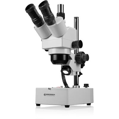 BRESSER Advance ICD 10-160x Stereomicroscopio Luce incidente e trasmessa, Visione 3D, Messa a fuoco macro e fine, C Mount, Per saldatura, laboratorio, botanica e scuola BRESSER Advance ICD 10-160x Stereomicroscopio Luce incidente e trasmessa, Visione 3D, Messa a fuoco macro e fine, C Mount, Per saldatura, laboratorio, botanica e scuola
