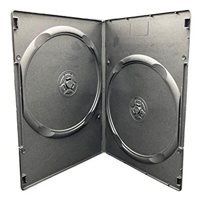 Dragon 100 x doppio nero 7 mm spine DVD/CD/BLU RAY case by ® Dragon 100 x doppio nero 7 mm spine DVD/CD/BLU RAY case by ®