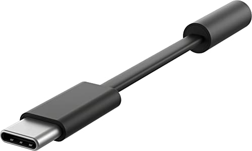 Microsoft LKZ-00004 CABLE DE TELÉFONO MÓVIL NEGRO USB C 3,5MM