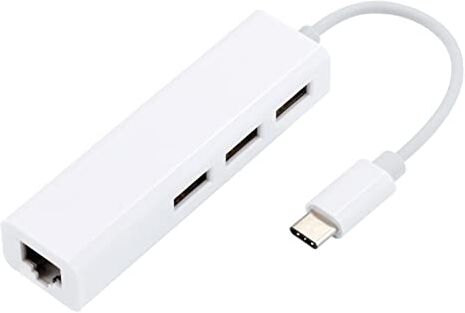 ohfruit Adattatore per mozzo USB-C tipo C a USB 2.0/RJ45 adattatore per scheda Ethernet Accessori per computer ad alte prestazioni