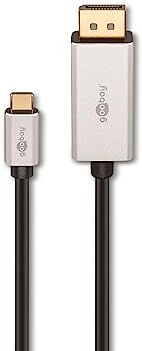 goobay Kabel USB-C 4.0/Displayport 3m 60177