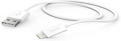 Hama – Cavo USB A/Lightning, 1 metro, bianco