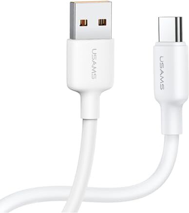 P4Y Cavo di ricarica e dati USB Type-C US-SJ602 U84 Ricarica rapida 3A Velocità di trasferimento dati: 480Mbps Materiale PVC, resistente e durevole Bianco (3m)