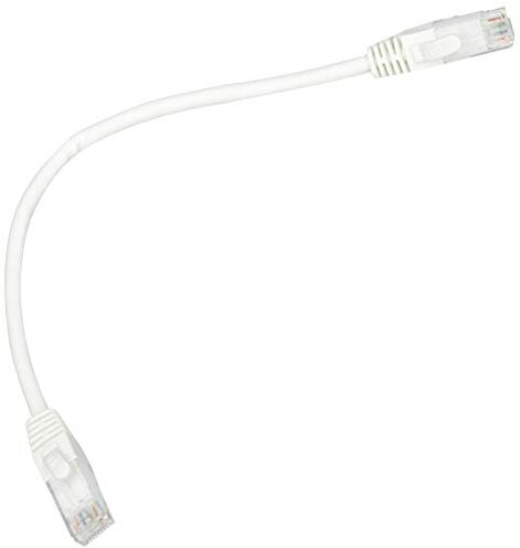 LINK Cavo Rete Categoria 6A Non Schermato Utp Awg24 Colore Bianco Halogenfree Mt 0,25