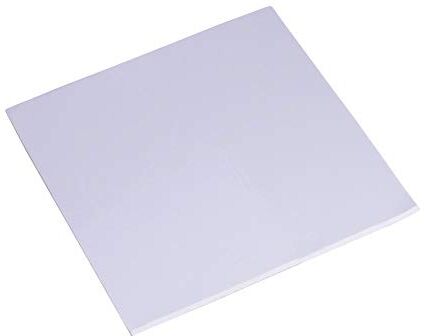 Bewinner 100x100x2mm CPU Thermal Pad dissipatore di Calore in Silicone conduttivo, Morbido e Facile da Applicare(Bianco grigiastro)