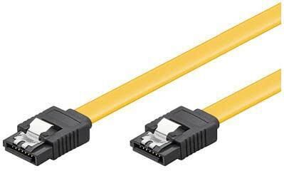 Microconnect SAT15002C6 cavo SATA 0,2 m SATA 7-pin Nero, Giallo