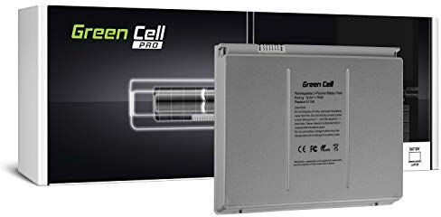 Green Cell ® A1189 PRO Serie Batteria per laptop Apple MacBook Pro 17 A1151 A1212 A1229 A1261 2006-2008 (celle ai polimeri ATL, 70 Wh, 10,8 V, colore: Argento)