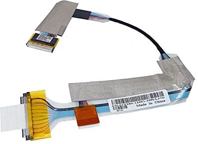 fqparts Computer Portatile Cavo dello Schermo Cavo di Alimentazione a LED per for dell Inspiron 1100 Black CN-09U775