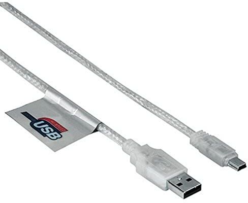 Hama USB Type A-mini B cavo USB 1,8 m USB A Mini-USB B Trasparente