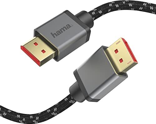 Hama DisplayPort-kabel DP 1.4 Ultra-HD 8K Alu 2,00m