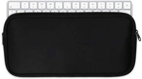 kwmobile Custodia Tastiera Wireless Compatibile con Apple Magic Keyboard Porta Tastiera PC Portatile Copri Tastiera Computer Nero