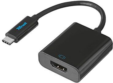 Trust Adattatore da USB Tipo C ad HDMI, Nero