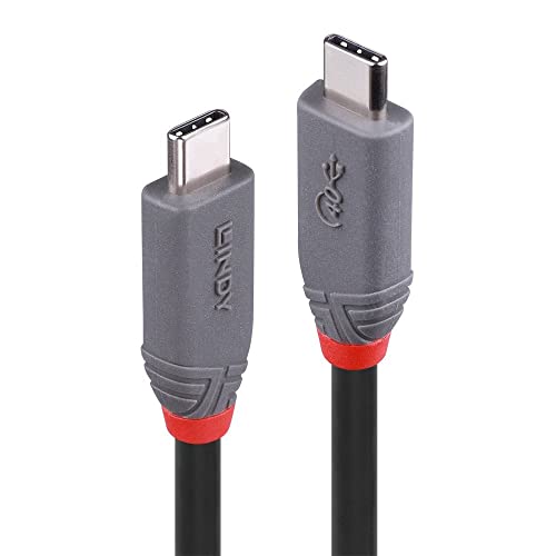Lindy 0.8m USB 4 Type C Cable Anthra