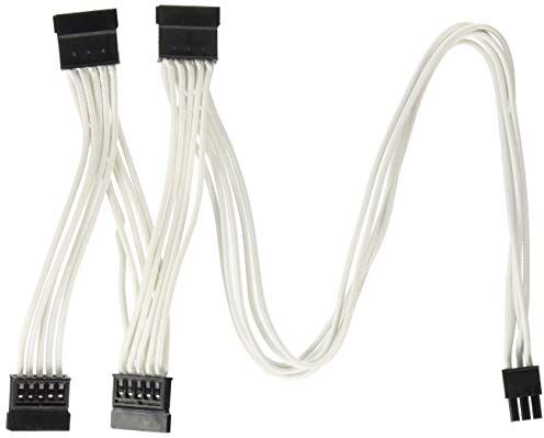 Corsair Internal Black Power Cable SATA, Female/Female, RMi series, RMx series, SF Series, Type 4 PSU, Blu