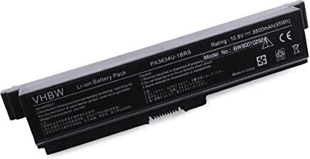 vhbw Batteria nera adatta a Dell Latitude E5420 E5430 E5520 E5530 E6120 E6420 E6420 E6430 E6520 E6530 Inspiron15R17R sostituisce 312-1163 11.1V 4400mAh