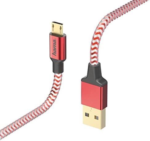 Hama 00178288 cavo USB 1,5 m USB A Micro-USB B Rosso