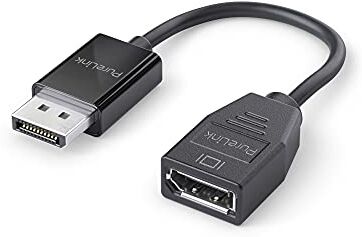 PureLink DisplayPort 1.3 Adattatore, 4K Ultra HD 60Hz, larghezza di banda 21.6GB/s, connettori placcati in oro, 0.15m, nero