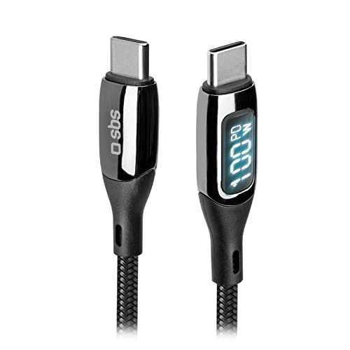 SBS cavo USB 1 m USB C Nero