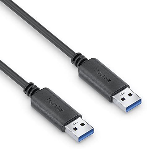 PureLink Cavo da USB-A a USB-A, USB 3.1 Gen 1 con trasferimento dati 5 GB/s, nero, 2,00 m