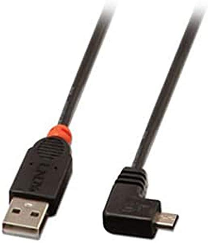 Lindy 31975 Cavo USB 2.0 Tipo A / Micro-B ad angolo 0,5m