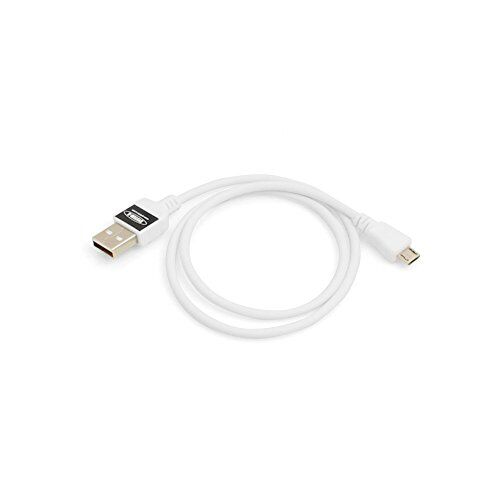 SYSTEM-S Cavo Micro USB 2.0, 50 cm, Colore: Bianco