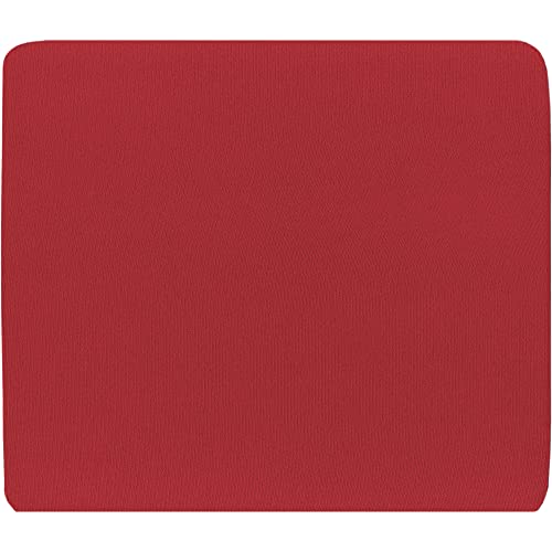 InLine 55455R Tappetino per Mouse Ottici, Superfice in Tessuto, 250 x 220 x 6 mm, Rosso