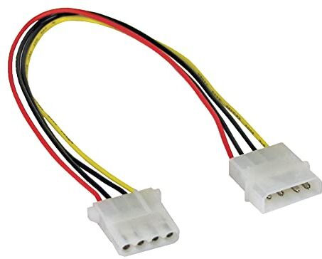 InLine 29650B CABLE ALARGADOR ALIMENTACIÃ“N MOLEX 4-PIN 50CM