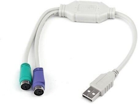 HeroNeo® , cavo convertitore USB maschio a PS/2 PS2 femmina, cavo adattatore convertitore per tastiera