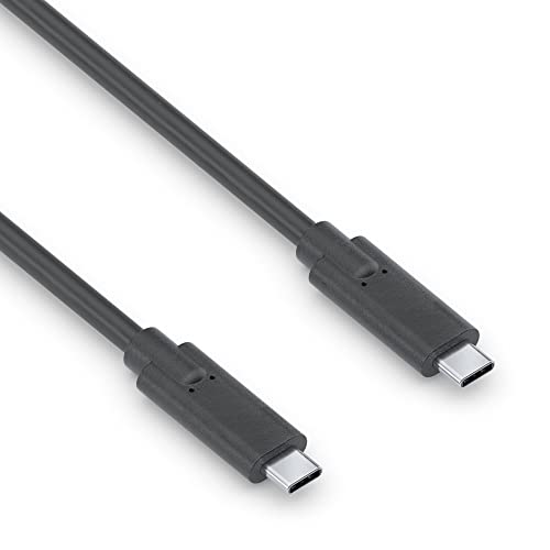 PureLink cavo da USB-C a USB-C, USB 3.1 Gen 2 con trasferimento dati 10 GB/s, nero, 0,50 m