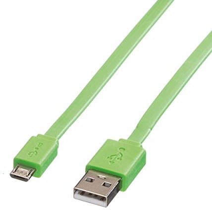 Rotronic ROLINE USB 2.0 Cavo, USB a St – Micro USB B ST Verde