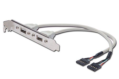 Digitus ASSMANN Electronic AK-300301-002-E cavo USB 0,25 m USB A IDC Beige