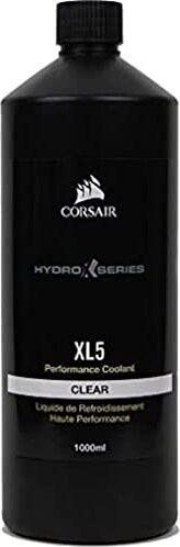 Corsair Hydro X Serie, XL5 Performance Liquido Refrigerante, 1L (Colore Traslucido Vibrante, Refrigerante dalle Elevate Prestazioni, Innovativi Inibitori Anticorrosione e Antibatterici) Chiaro