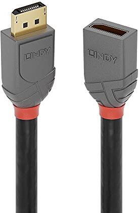 Lindy Extension DISPLAYPORT 1.4, Anthra Line, 1M