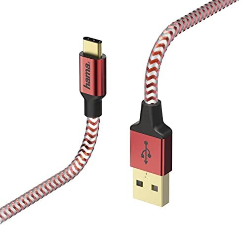 Hama 00178296 cavo USB 1,5 m USB A USB C Rosso