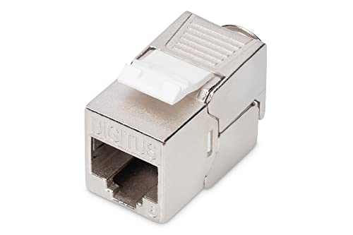 Digitus Modulo schermato Keystone Cat-6 RJ45 femmina 250 MHz 1GBase-T AWG 26-22 montaggio senza attrezzi, argento