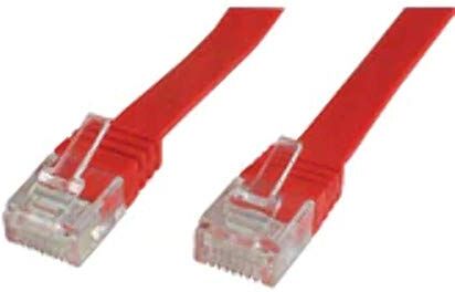 Fujitsu Microconnect V-UTP603R-FLAT cavo di rete 3 m Rosso