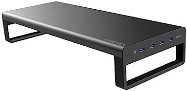 UKCOCO Portacomputer Rack di Monitoraggio Wireless per Espositore Supporto per Computer Portatile