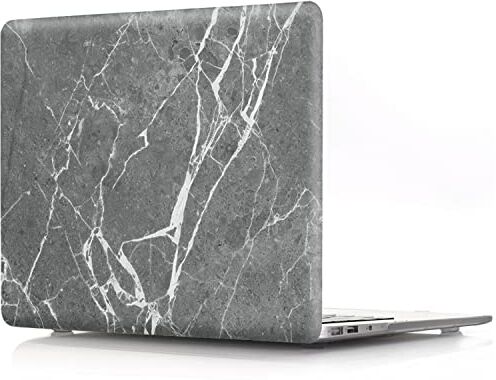 JZ Cover caso per MacBook Pro Retina 13 (2012-2015, Models: A1502 / A1425) Hard Skin with Keyboard Cover [Marble Series Gray]