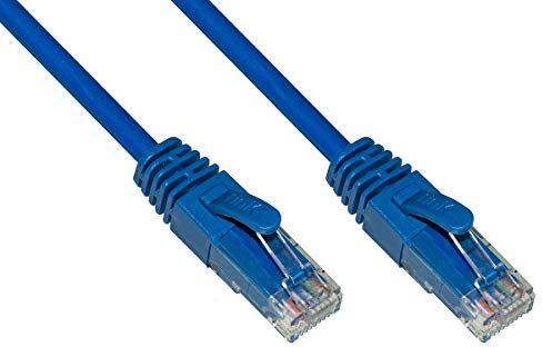 LINK Cavo Rete Categoria 6A Non Schermato Utp Awg24 Colore Blu Halogenfree Mt 7,5