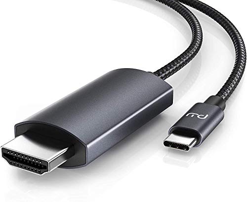 Primewire – Cavo da USB C a HDMI 4k 60Hz 2.0 Ultimo modello 1 Metro Nero compatibile con MacBook Pro 2020 2019 2018 2017, MacBook Air, iPad Pro, Surface Book 2, Galaxy S10 OFFERTA LANCIO
