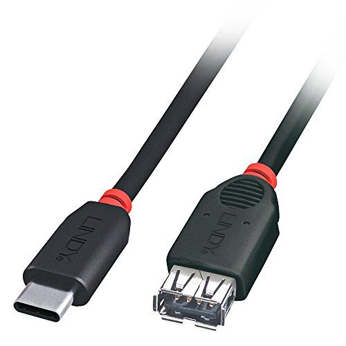 Lindy 41897 Cavo Adattatore USB 2, 0,2 m, Nero