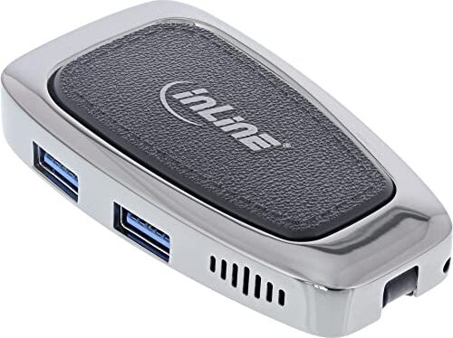 InLine ® Hub multifunzione USB 3.2 Gen.2 USB Type-C (2 X USB-A 10Gb/s + 1 X HDMI 4K @60Hz + 1 X USB-C 10Gb/s & PD 100W)